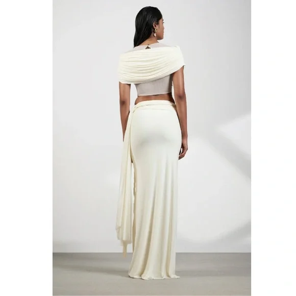 Deme By Gabriella Revolve Alyssa 3 Piece Co-Ord Set in Off White size medium - Picture 5 of 16